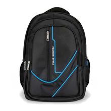 2284 Black/Blue Single Compartment Backpack With Laptop Space