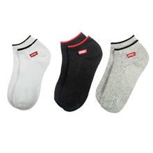 Pack of 3 Sport Ankle Length Socks - Black/White/Grey