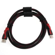 HDMI Cable 1.5 Meter for TV, Computers, PS4 Red Nylon with Gold Plated