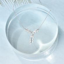 Leaf necklace _ Wanying leaf necklace s925 sterling silver