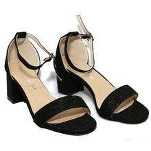 Ankle Strap Block Heel Shoes For Women