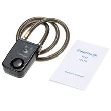 Bluetooth Smart Lock with Alarm Bicycle Smart Lock Bicycle/Motorcycle Keyless Lock APP Control