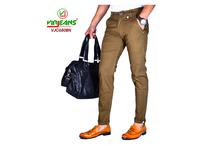 Virjeans Stretchable Cotton Skinny Choose Pants For Men Brown-(VJC 680)