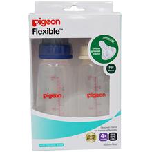 Pigeon Peristaltic Nursing Bottle Twin Pack KPP - 200ml - Blue & White - Nipple M