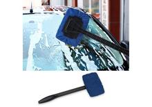 13"  Car Wash Brush Microfiber Car Care Window Cleaner Long Handle Dust Washable Car Cleaning Tool