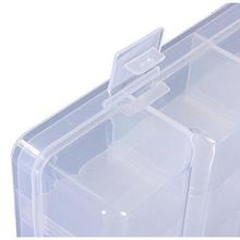 Jianhua 36 Grid Cells Multipurpose Clear Transparent Plastic Storage