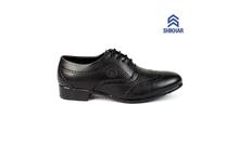 Shikhar Shoes Wingtip Formal Shoes For Men (2918)- Black