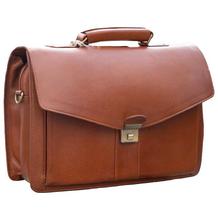 Leather Messenger Laptop Bag (LB022)