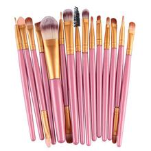 MAANGE Pro 15Pcs Makeup Brushes Set Eye Shadow Foundation