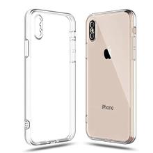 Shockproof Clear Phone Case For iPhone X/XS, Transparent Protection Back Cover