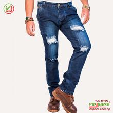 Virjeans Slim-Fit Grunge Jeans/Denim  Pant (VJC 659) stretchable, LIght Blue