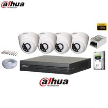 DAHUA 4 HDCVI CAMERA + RECOREDER AND 1TB HARD DISK SET INCLUDING ACCERSSORIES