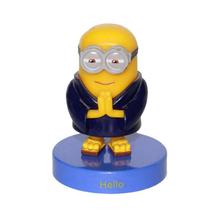 Yellow/Blue Plastic Namaste Minion Toy For Kids