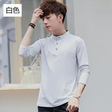 2018 autumn new long-sleeved t-shirt men's t-shirt Korean