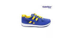 Goldstar Blue/Yellow Casual Lace-Up Shoes For Women