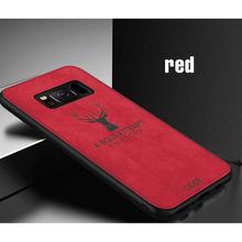 Soft Cloth Back Case Cover For Samsung Galaxy S7 Edge S9 S8 Note 9 8