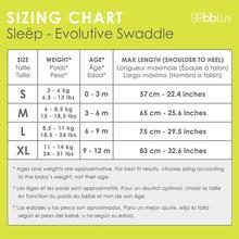 BBluv- sleep - convertible 3-in-1 Swaddle with Removable Sleeves B0136 (Small)