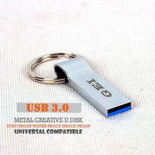 New USB Flash Drive High Speed USB 3.0 Pendrive 64GB Metal Flash Memory Stick- Gray