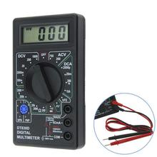 Mini Digital Multimeter Ohm Voltmeter Ammeter AVO Meter DT830D Test Leads LCD Aо