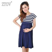 ZTOV Women Long Dresses Maternity Nursing Dress for Pregnant Women