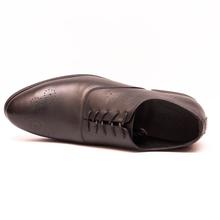 Caliber Shoes Leather Black Lace Up Formal Shoes For Men - ( 443 L)