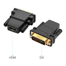 Gold-Plated HDMI Female o DVI Male Adapter Converter