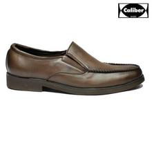 Caliber Shoes Coffee Slip On Formal Shoes For Men - ( 454 C )