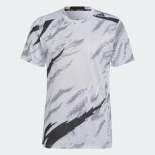 Adidas White M D4T AOP T-Shirt For Men HB9174