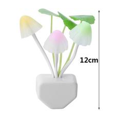 Mushroom Night Light Plug In Lamp Led Night Lights RGB With Dusk To Dawn Sensor Bedroom Lamp For Kids Baby Children NightLight