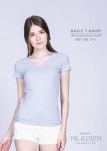 Police Light Purple Solid T-Shirt For Women (ST.3)