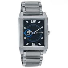 Sonata Analog Black Dial Men's Watch - 77001SM01A