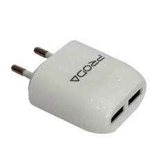 Proda RP-U21 USB Adapter With Dual Ports - White