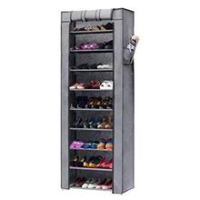 9 Layers Portable and Folding Multi-Purpose Shoe Rack, Organiser & Shoe Stand for Home Decor (Color Vary)