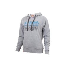 Wildcraft Printed Hoodie Sweatshirt For Women - Light Grey