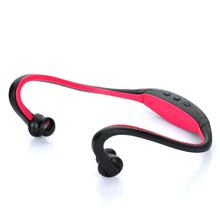 Bluetooth Handsfree Headset Earphone with Microphone - Black + Red