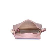 GLOSSY PU Sling Bag For Women - Pink