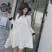 Autumn Pregnancy Nursing Dress for Pregnancy Woman Party Maternity