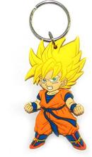 Goku PVC Soft Rubber Key Ring Custom Creative Small Gift