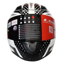 LS2  Rapid Shine Full Helmet -  White/Red/Black