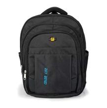 2269 Black Single Compartment Backpack With Laptop Space