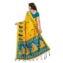 Shubhisha Fashion Women's Art Silk with Blouse Piece Saree