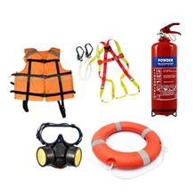 Combo Deal of Life Jacket, Safety Belt, Fire Extinguisher, Dust Mask and Life Ring