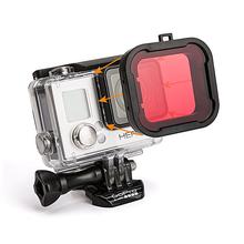 High Quatily Red Underwater Diving UV Lens Filter for GoPro Hero3+ 4
