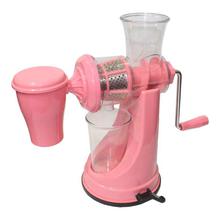 Pink Fruit And Vegetable Manual Juicer