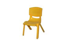 Yellow Plastic Chair For Kids