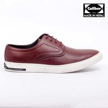 Caliber Shoes Winered Casual Lace Up Shoes For Men - ( W 514 C)