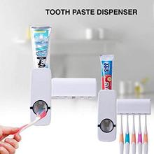 Kitchen Point Automatic Toothpaste Dispenser and 5 Toothbrush Holder