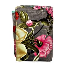 Grey Floral design Blanket