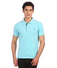 Sky Blue Polo Neck T-Shirt For Men - (TMF1100)