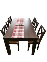 Bira Board Base Dining Table (36” X 72”) With 6 Chairs